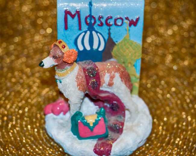 awesome dog statuette