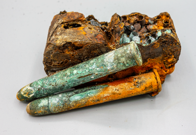 percussion caps and bullets